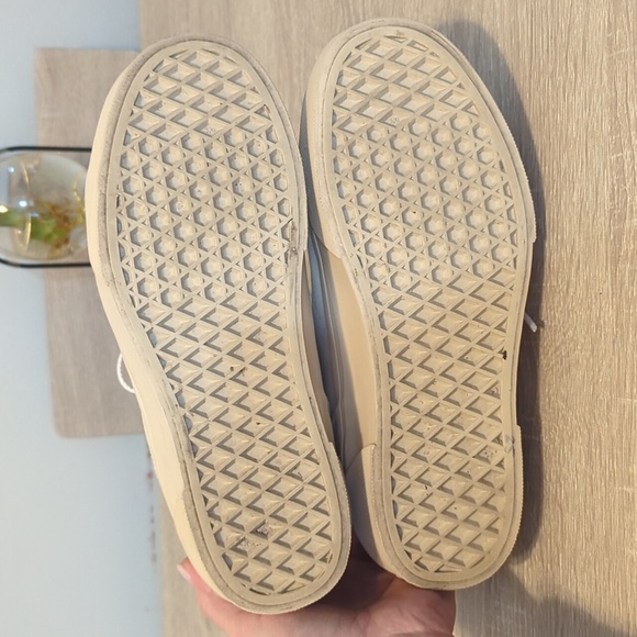 Vans Cream Sneakers Canvas Low-Top - Picture 10 of 10